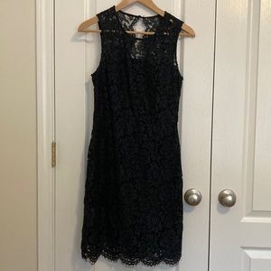Banana Republic Size 0 Navy Lace Dress